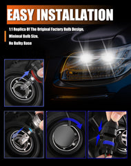 ENJOYAKOM 6000K white light for Ford F-150 fog lights for clear night driving