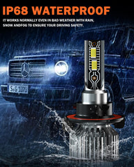 ENJOYAKOM 6500K white light enhances night driving perception and road recognition.