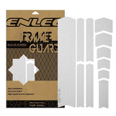 ENLEE bike frame protection tape on the top tube guards against scratches during rides.