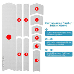 ENLEE clear honeycomb protector provides bubble-free adherence on curves.