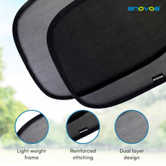 Enovoe folded storage shows compact pouch and travel-friendly design