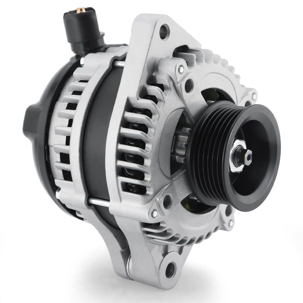 EnTurbo alternator front view showing compact fit for easy installation