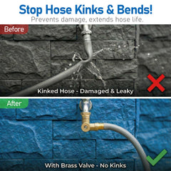 EnYatan easy-install hose adapter lets beginners attach without tools.
