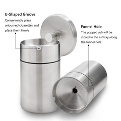 EOCICI funnel design helps ash fall into the tray during vehicle movement.