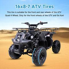 EOPOAYI tread on mud and sand illustrates reliable traction in challenging conditions