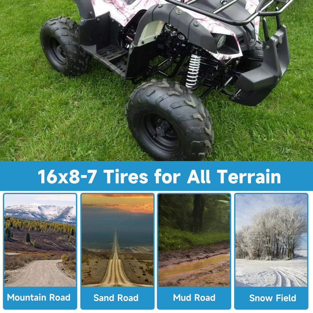 EOPOAYI ATV tire valve stem detail highlights easy inflation and durability