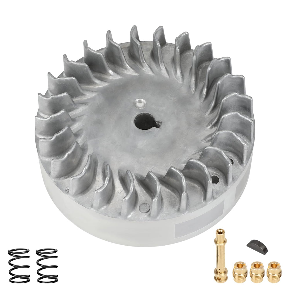 EOPOAYI 212cc aluminum flywheel in action for smooth high-RPM performance.