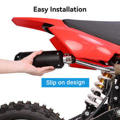 EOPOAYI 28mm muffler on 50cc to 125cc quad setups