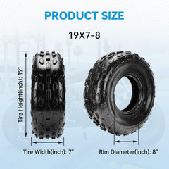 Front-wheel compatibility diagram for EOPOAYI with Baja Warrior and Coleman models