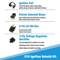 EOPOAYI fuel line and filters kit supports clean fuel delivery.