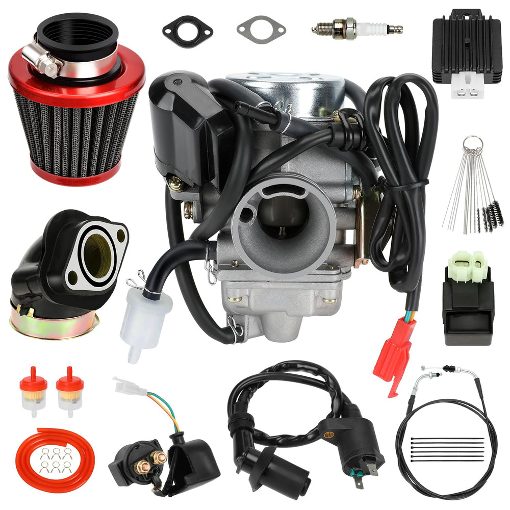 EOPOAYI GY6 carburetor kit boosts fuel-air mix for smoother engine performance