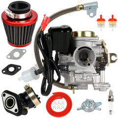 EOPOAYI GY6 carburetor front view for easy installation and reliable fuel mix