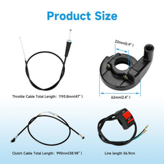 EOPOAYI on/off kill switch enables quick engine shutoff for safety.