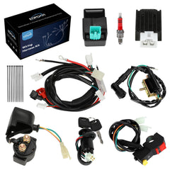 EOPOAYI pit bike wiring harness ready for quick, reliable electrical upgrades.