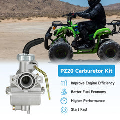 EOPOAYI PZ20 carburetor kit boosts throttle response and efficiency