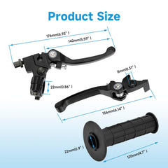 EOPOAYI throttle aluminum clamp secures throttle for precise control.