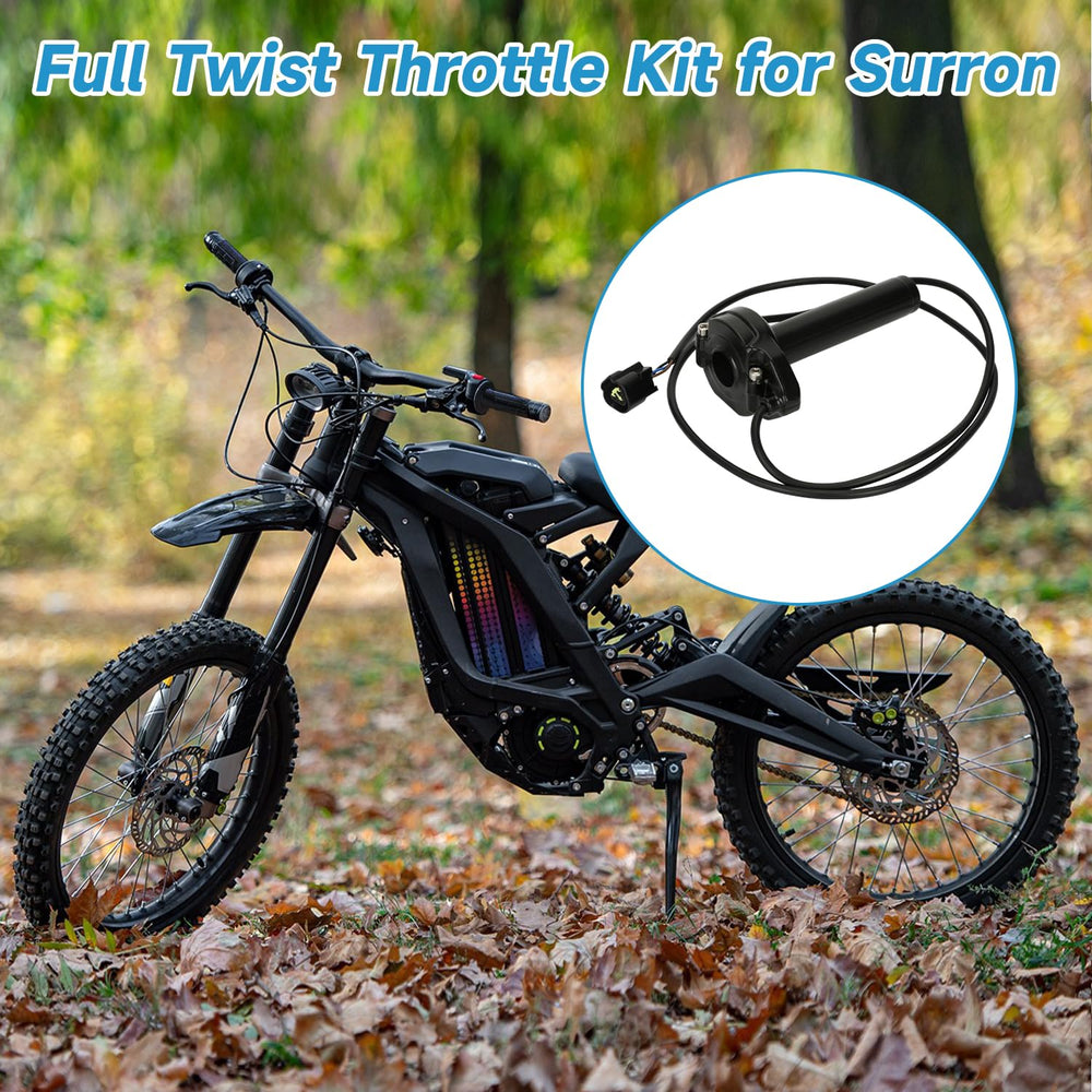 EOPOAYI twist throttle grips enhance precision and comfortable hand feel.