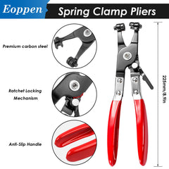 Eoppen 16 sizes 6-25mm clamps ensure a precise fit across hoses and clamps.
