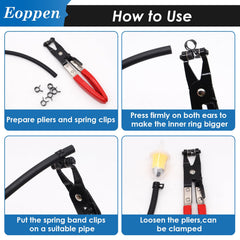 Eoppen 360-degree inner ring design protects hoses from slipping and damage.