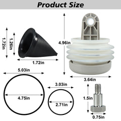 EOQIFJM bolts pack image, simple hardware for quick pump assembly