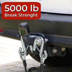 Eorbow two-cable setup for safer towing practices