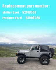 eosorssa installation-ready kit for Jeep TJ simplifies upgrading the shifter area.