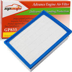EPAuto GP835 engine air filter with rigid panel design for SUV protection
