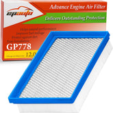 EPAuto GP778 engine air filter close-up protecting the engine from dust