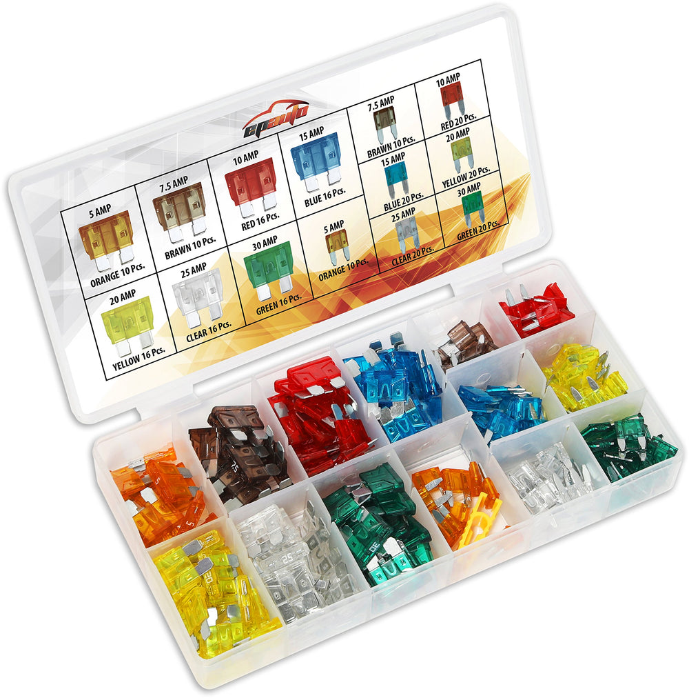EPAuto organized storage case keeps fuses easy to identify and access