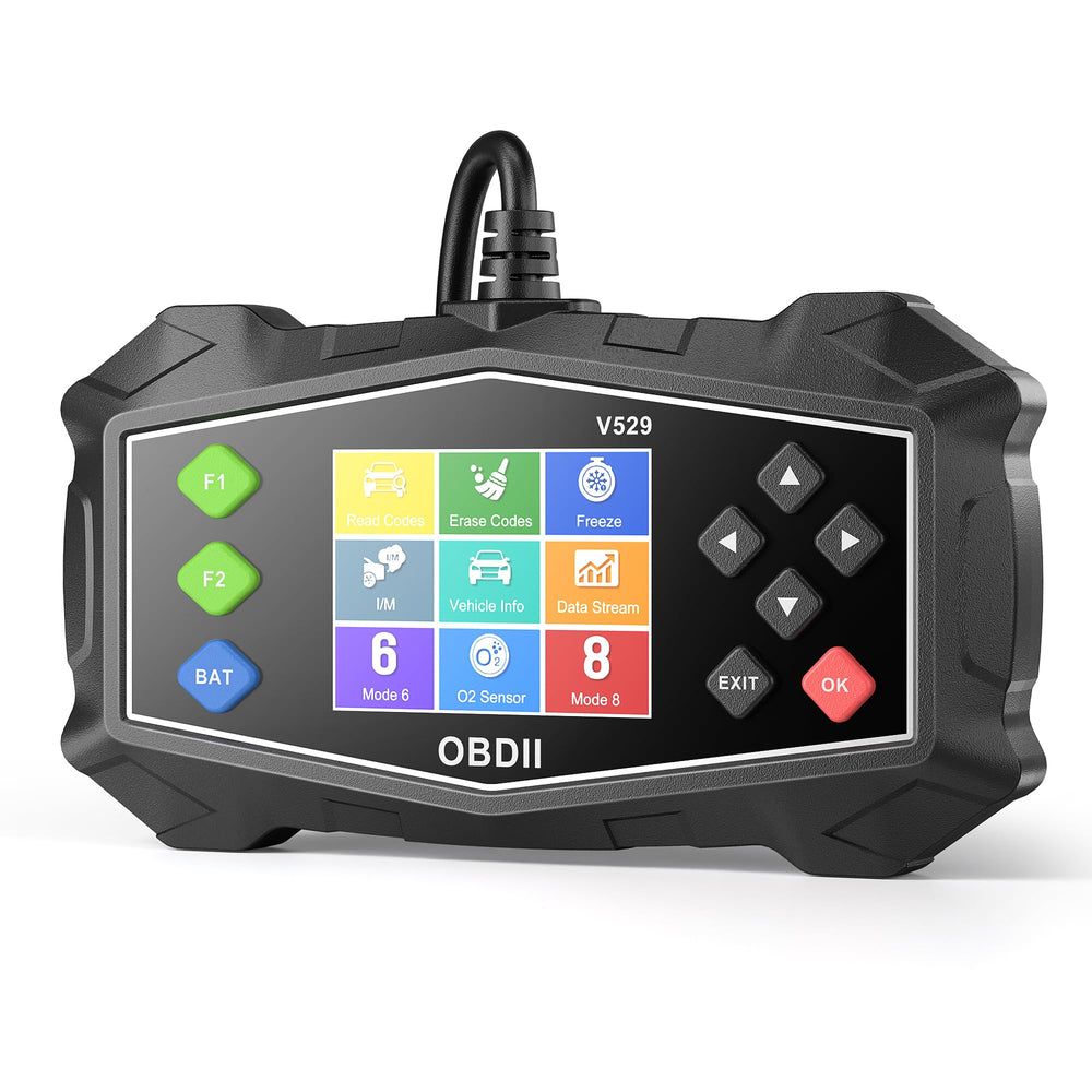 EPLCSE OBD2 scanner front view shows a compact handheld tool for DIY diagnostics.