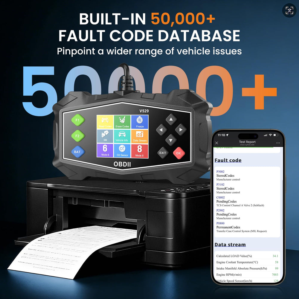 EPLCSE OBD2 scanner vehicle ID feature supports professional service.