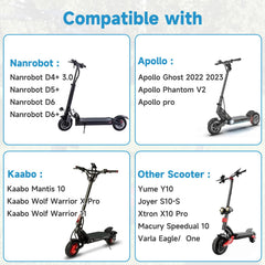 EOPOAYI off-road tire mounted on a scooter for versatile all-terrain grip
