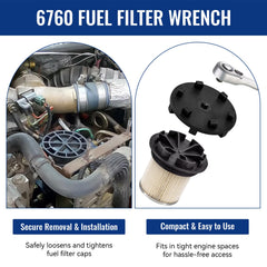ERETOW 6760 3/8-inch drive compatibility for quick use with common ratchets.