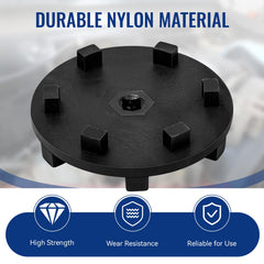 ERETOW 6760 nylon body resists wear and chemicals for frequent use.
