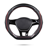 Ergocar D-shaped carbon fiber cover enhances grip and style on every drive.