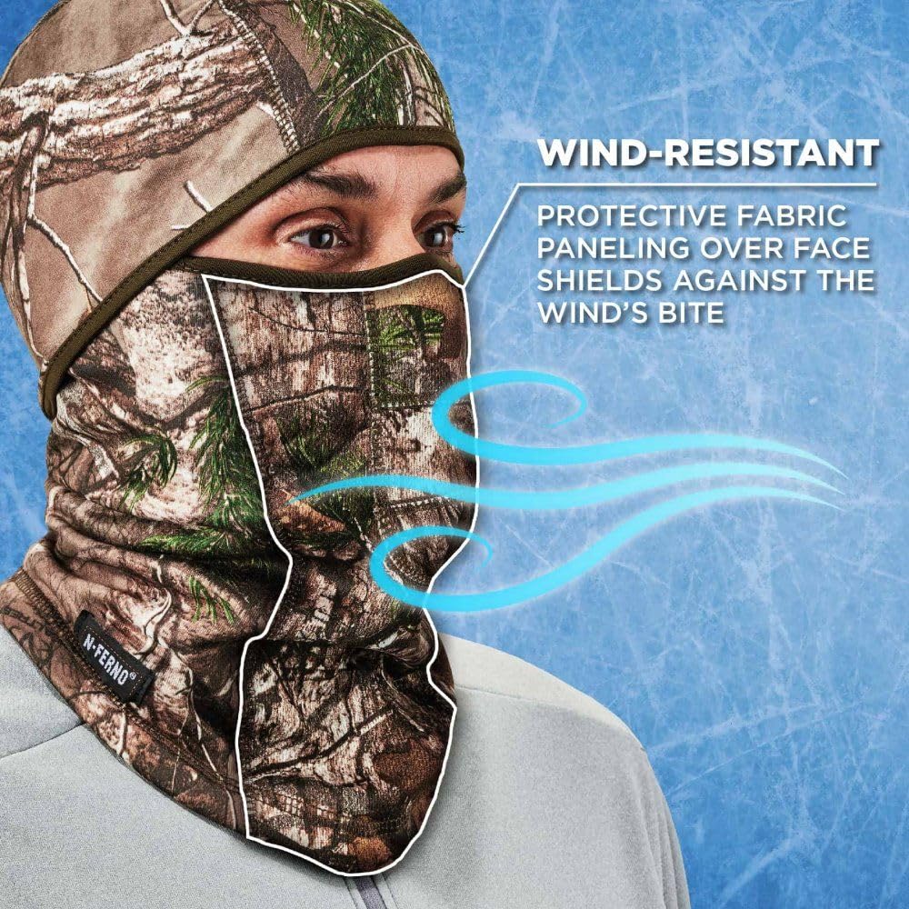 Ergodyne N-Ferno 6823 balaclava with reflective accents enhances visibility