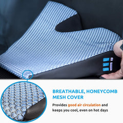 Ergonomic Innovations memory foam core adapts to body weight for steady support
