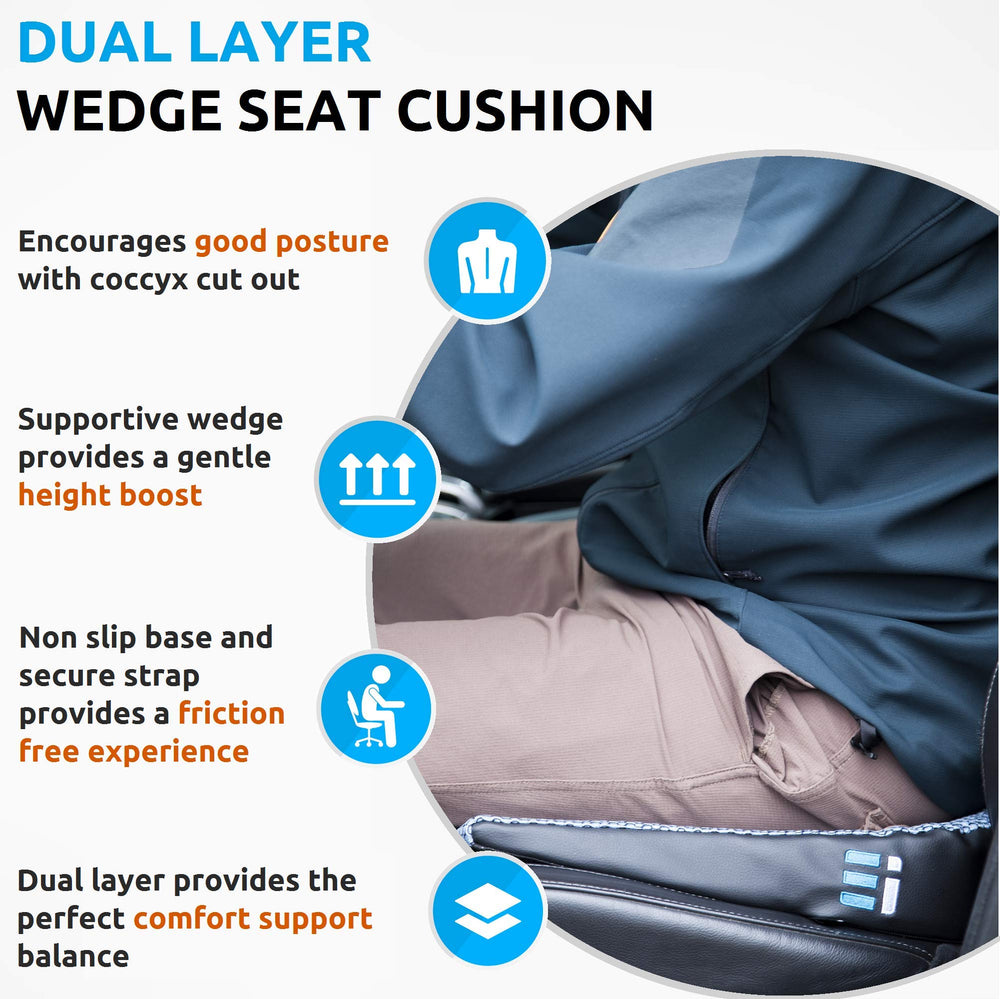 Ergonomic Innovations breathable perforated cover stays cooler and washable