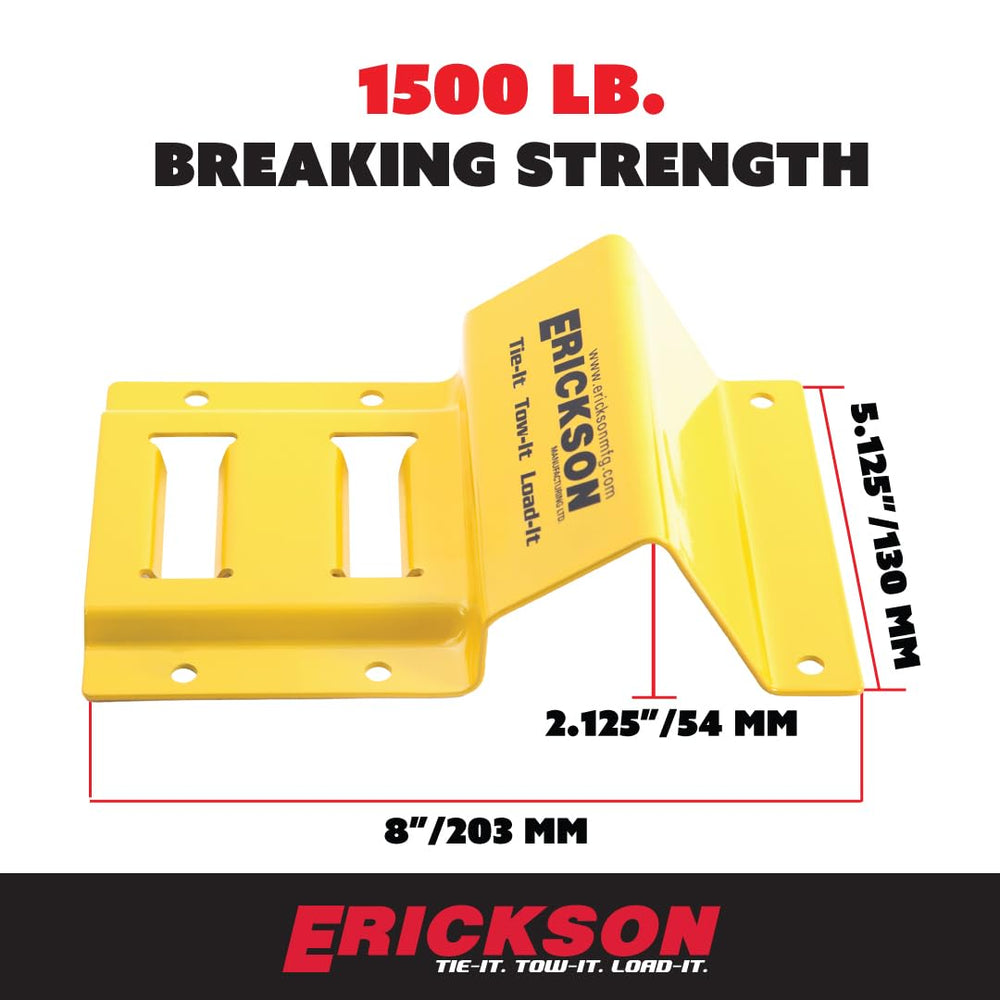 Erickson powder-coated wheel chocks protect tires during loading