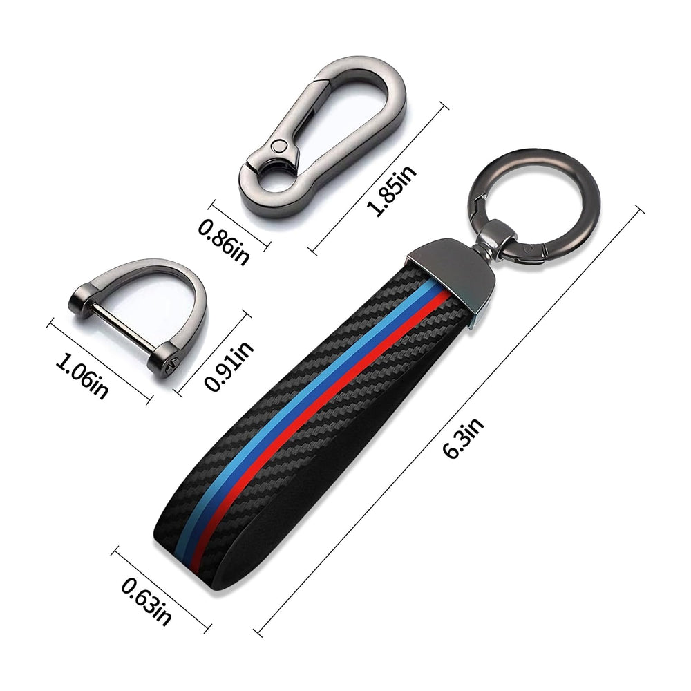 Erivis zinc alloy keyring with polished finish for durability and premium shine
