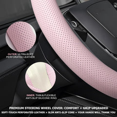 Ernica breathable material keeps steering sessions cool and comfortable.