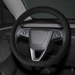 Ernica steering-wheel-cover universal fit with microfiber leather for secure grip.