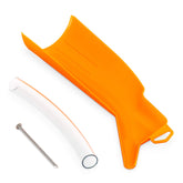 Ernst Greg's drip-free Harley funnel front view captures oil cleanly