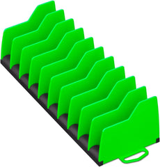 Ernst Manufacturing Plier Pro green front view secures pliers for drawer organization.