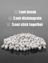 E-SDS beads bottle cap shows a simple, ready to use balancing solution.