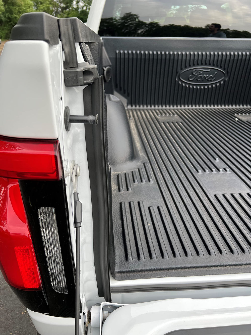 ESI Seal with 3M tape demonstrates secure adhesion on sprayed bed liners
