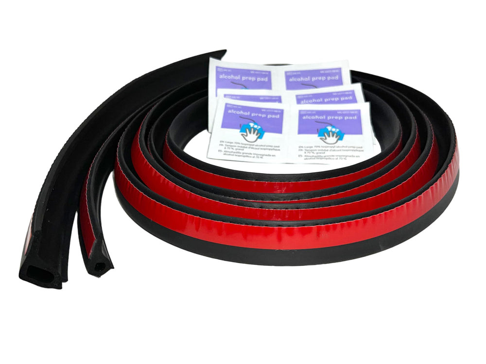 ESI Ultimate Tailgate Seal with taper seal reduces dust and water intrusion on Tacoma
