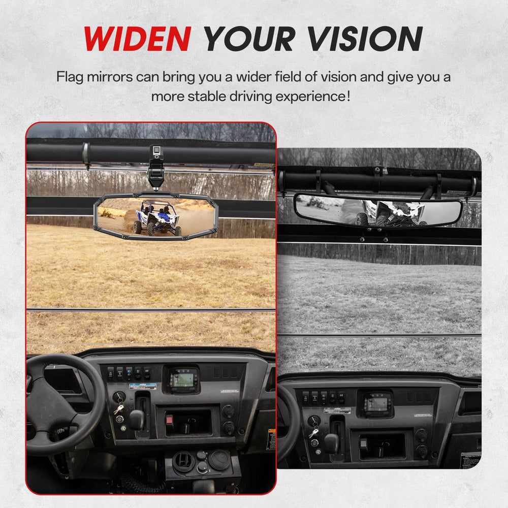 Esploratori UTV rear view mirror high-definition glass for crisp view