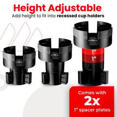 Rubber tabs deliver a secure grip against vibration.