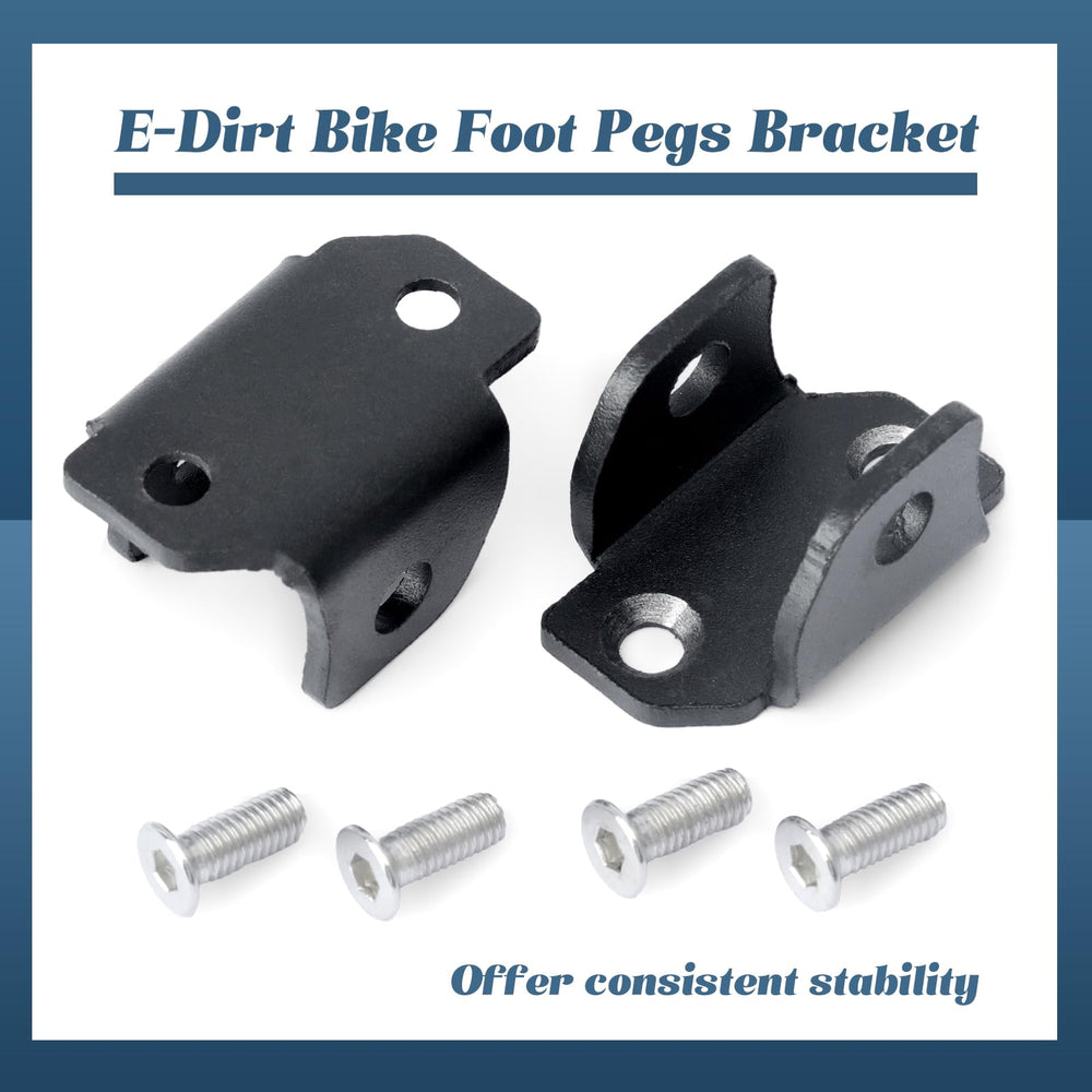 Esttlamer aluminum alloy closeup showing durable foot pegs bracket build